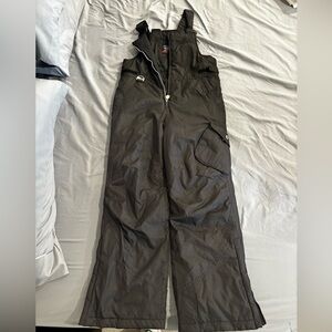 Youth Black Snow Bib